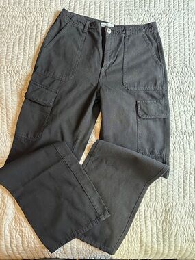 Zara Black Women’s Cargo Pants Sz 8
